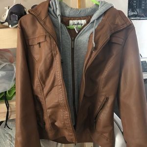 Womens Daytrip Buckle leather jacket